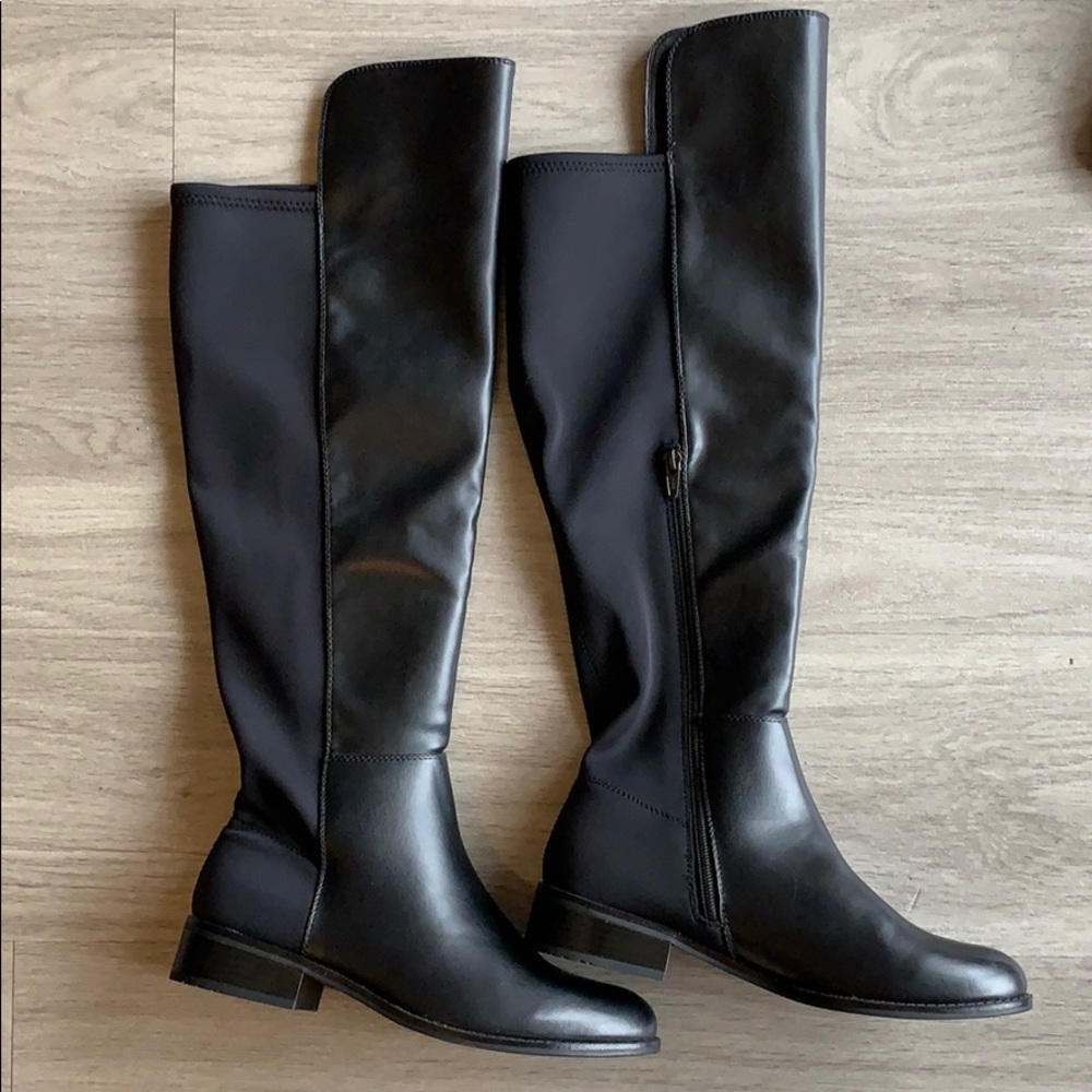 Black high boots
